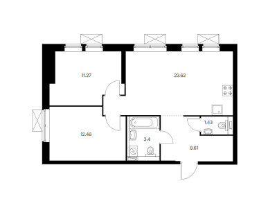 Планировка квартиры, ID 72958
