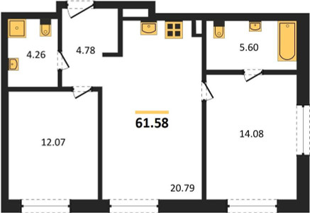 Планировка квартиры, ID 117280