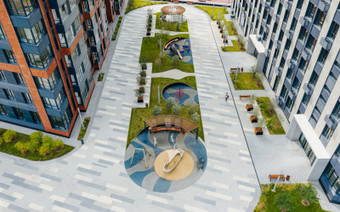 Детская площадка ЖК Сердце столицы