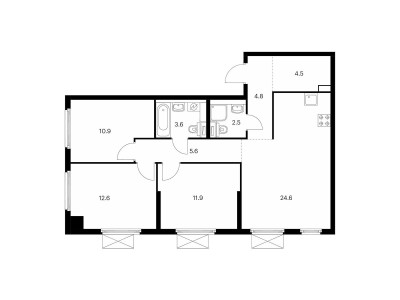 Планировка квартиры, ID 211293