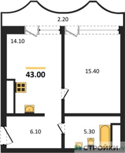 Планировка квартиры, ID 513648