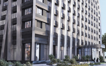 Фасад "AFI Tower"