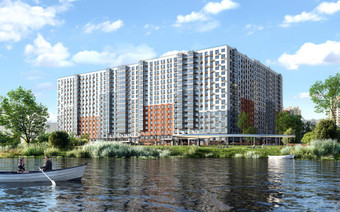 Водоём около ЖК Эко Видное 2.0