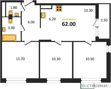 Планировка квартиры, ID 160621