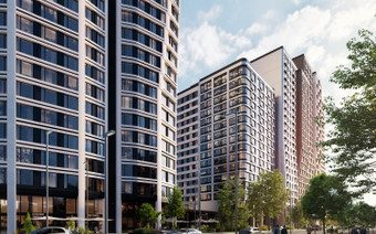 Придомовая территория ЖК "Символ"