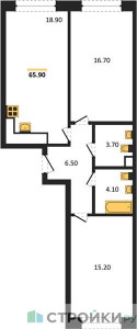 Планировка квартиры, ID 310580
