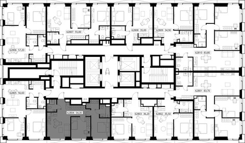 Планировка квартиры, ID 515441