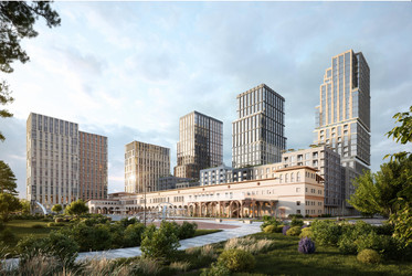 Планировка 4+ комнатной(квартира) площадью 104.3 квадратных метров в ЖК “ЖК SOUL (СОУЛ)”