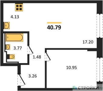 Планировка квартиры, ID 301029