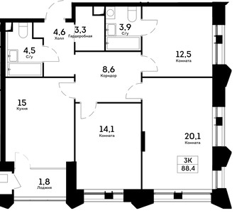 Планировка квартиры, ID 146480