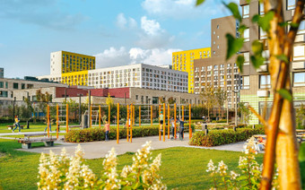 Благоустройство в ЖК "Бунинские луга"