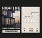 Планировка 4+ комнатной(квартира) площадью 159.3 квадратных метров в “ЖК High Life (Хай Лайф)”