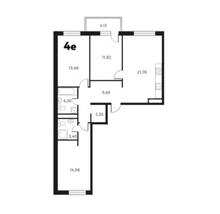 Планировка квартиры, ID 317307