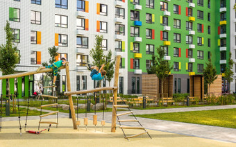 Детская площадка в ЖК "Бунинские луга"