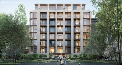 Планировка трехкомнатной(квартира) площадью 210.7 квадратных метров в ЖК “Клубный дом БРЮСОВ”