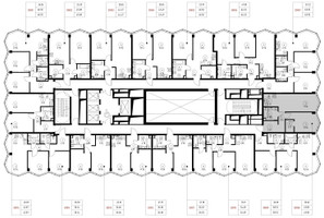 Планировка однокомнатной(квартира) площадью 49.9 квадратных метров в “Дом премиум-класса МИРА”