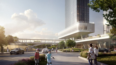 Планировка 4+ комнатной(квартира) площадью 197.2 квадратных метров в ЖК “ЖК Капитал Тауэрс (Capital Towers)”