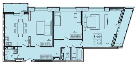 Планировка квартиры, ID 487099