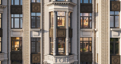 Планировка однокомнатной(квартира) площадью 38.3 квадратных метров в ЖК “ЖК Театральный квартал”