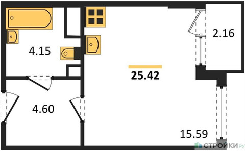 Планировка квартиры, ID 147827