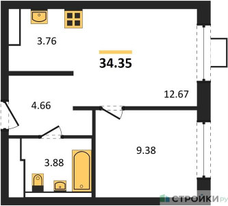 Планировка квартиры, ID 279758