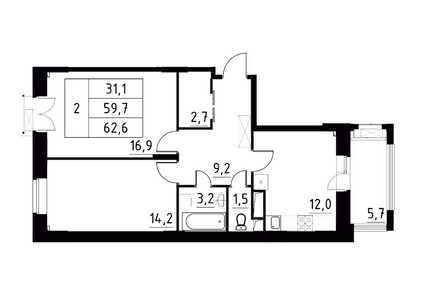 Планировка квартиры, ID 202753