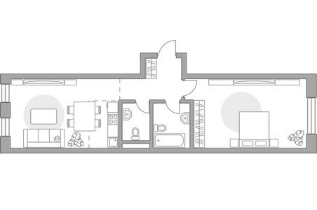 Планировка квартиры, ID 450054