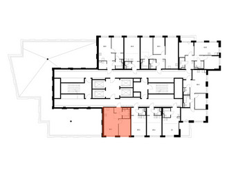 Планировка однокомнатной(квартира) площадью 36.5 квадратных метров в ЖК “ЖК 2-й Иртышский”
