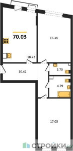 Планировка квартиры, ID 478009