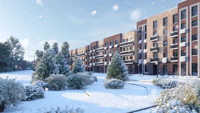 Планировка однокомнатной(квартира) площадью 44.2 квадратных метров в ЖК “ЖК G3 Михалевич”