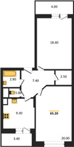 Планировка квартиры, ID 183050