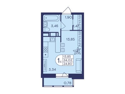 Планировка квартиры, ID 461460