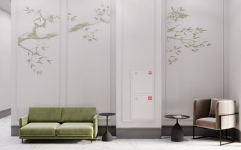 Лобби в ЖК “Вязёмы Парк”