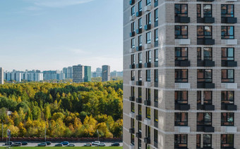 Фасад в ЖК "Мичуринский Парк"