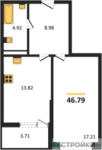 Планировка квартиры, ID 475233