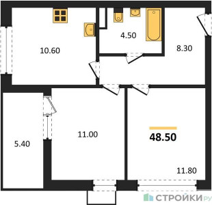 Планировка квартиры, ID 265667