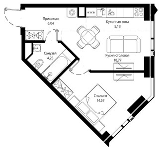 Планировка апартаментов, ID 548786