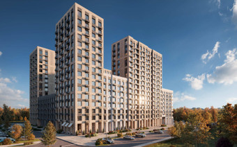 Общий вид ЖК “Smart Garden”