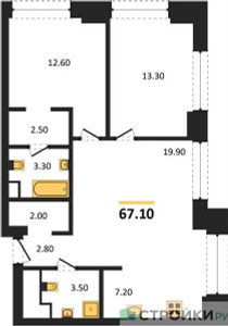 Планировка квартиры, ID 286288