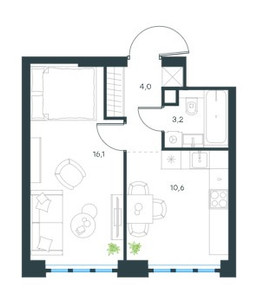 Планировка квартиры, ID 321774