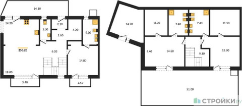 Планировка квартиры, ID 543603