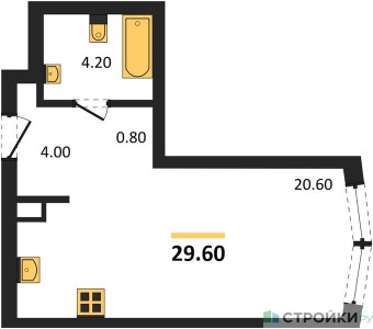 Планировка квартиры, ID 530000