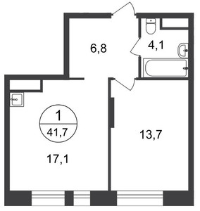 Планировка квартиры, ID 299674