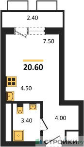 Планировка квартиры, ID 269146