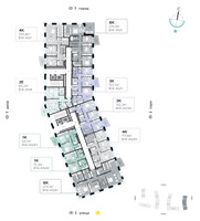 Планировка однокомнатной(квартира) площадью 51.2 квадратных метров в “СберСити в Рублево-Архангельском”