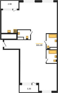 Планировка квартиры, ID 125005