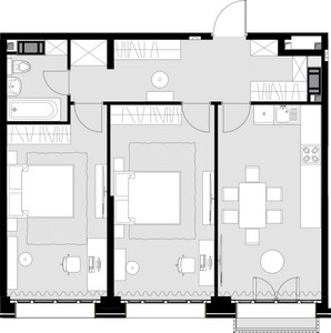 Планировка квартиры, ID 245114