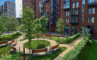 Дворик ЖК «Садовые кварталы»