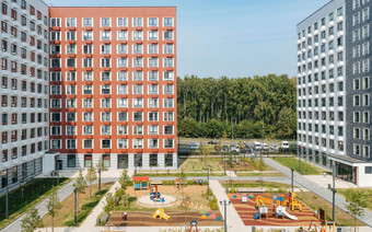 Игровая площадка в ЖК "Измайловский лес" вид сверху