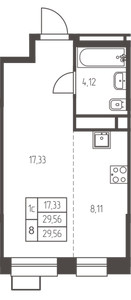 Планировка квартиры, ID 554866